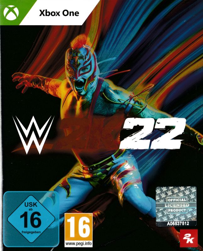 WWE 2K22 box art for Xbox Series X
